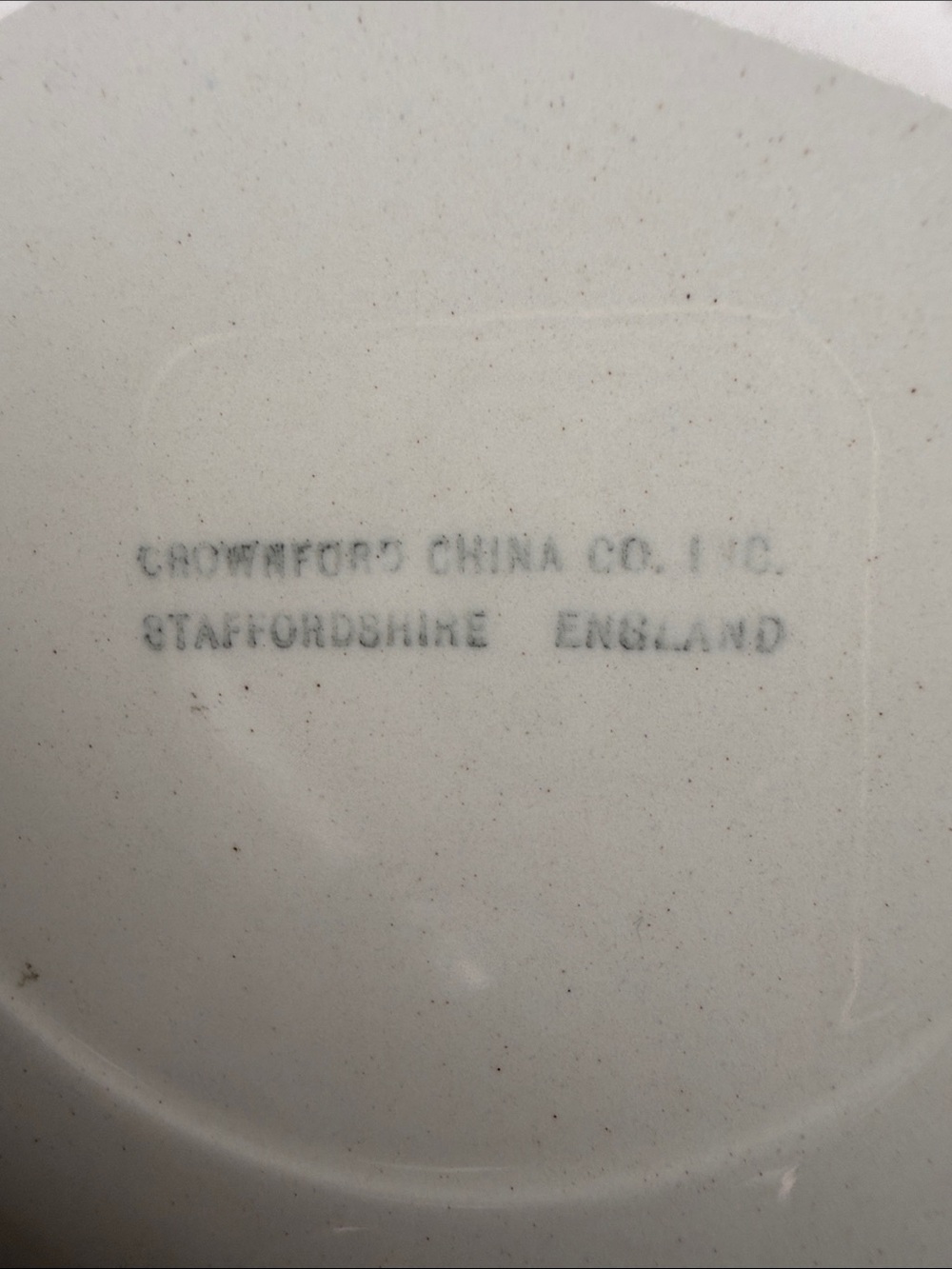 Royal Crownford China Co. Inc.  Staffordshire, England Vintage Blue & White - Picture 2 of 6